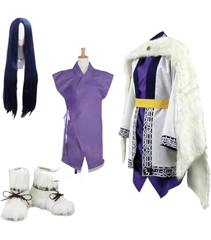 Amazon.co.jp: ゴールデンカムイ アシリパ コスプレ衣装+頭巾+靴